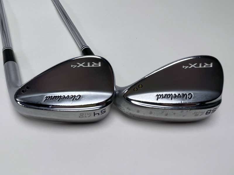 ボーケイ 58+RTX4 54 Cleveland RTX 4 Tour Satin Wedge Set 54*10 | 58*9 DG S400 Stiff RH