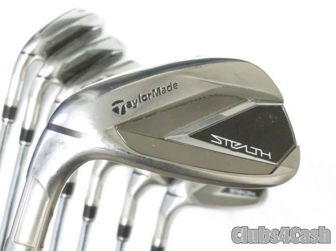 Taylormade Stealth Irons Dynamic Gold X100 4-P+Aw +1/2" TALL  .. LEFT LH