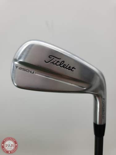 TITLEIST T250 U UTILITY IRON XSTIFF HZRDOUS BLACK VERYGOOD