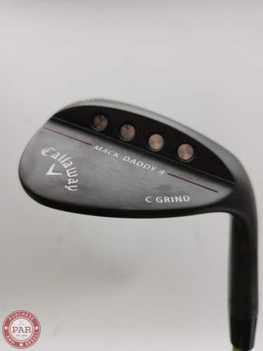 2018 CALLAWAY MACK DADDY 4 MATTE BLACK WEDGE 56*/8 STIFF DYNGOLD 35" DEMO