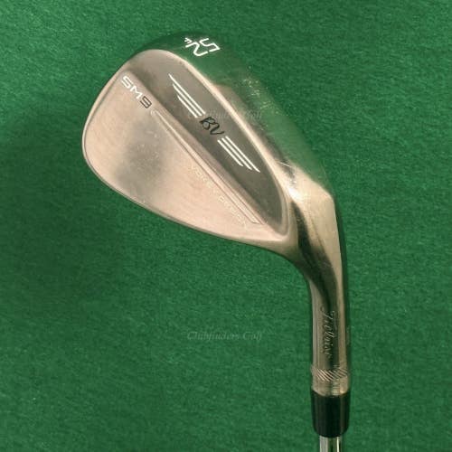 Titleist Vokey SM9 Brushed Steel 52-12F 52 Gap Wedge Factory Steel Wedge Flex