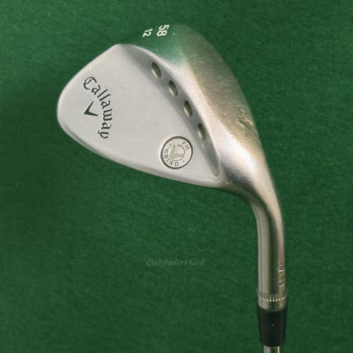 Callaway PM Grind 19 58-12 58 Lob Wedge Stepped Steel Wedge Flex