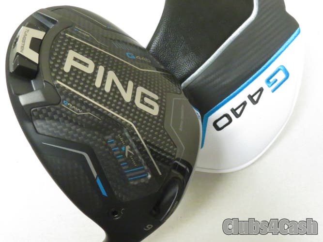 PING G440 K Driver 9 TOUR 2.0 Black 75x +Cover .. Shop Wear MINT