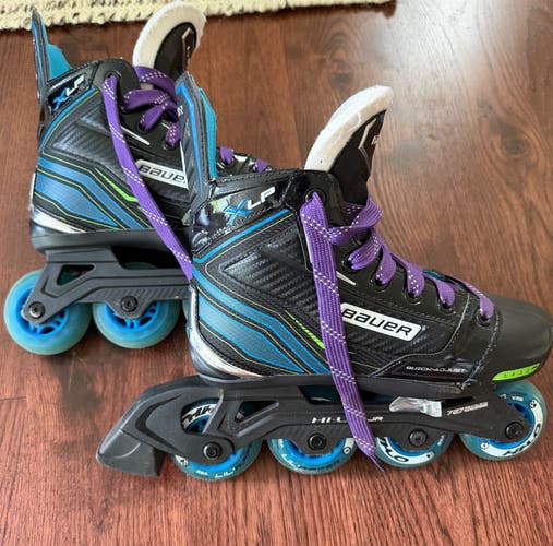 Bauer XLP Adjustable Inline Skates Size 2-5 youth
