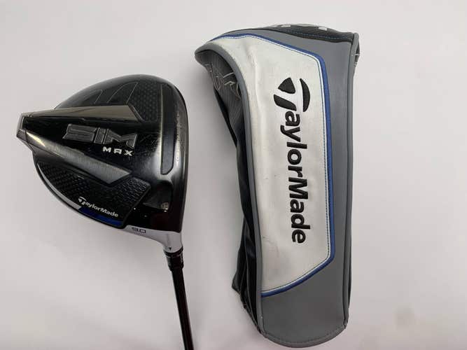 TaylorMade SIM MAX Driver 9* Fujikura Ventus Red 5R Regular Graphite Mens RH HC