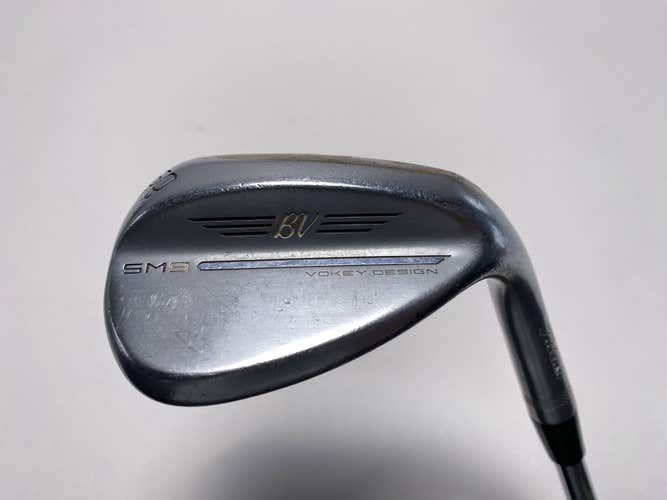 Titleist Vokey SM9 Tour Chrome Lob Wedge LW 60* 8 Bounce M-Grind Wedge Mens RH