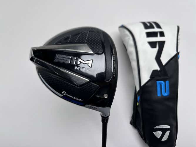 TaylorMade SIM MAX Tour Issue + Driver 10.5* HZRDUS Smoke 6.0 70g Stiff RH HC
