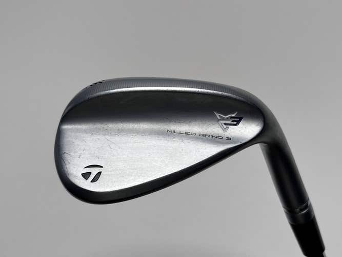 TaylorMade Milled Grind 3 Raw Chrome Sand Wedge SW 56* 12 SB DG S200 Stiff RH