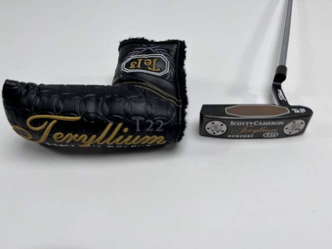 Scotty Cameron Teryllium T22 Newport Putter 34.5" Mens RH HC