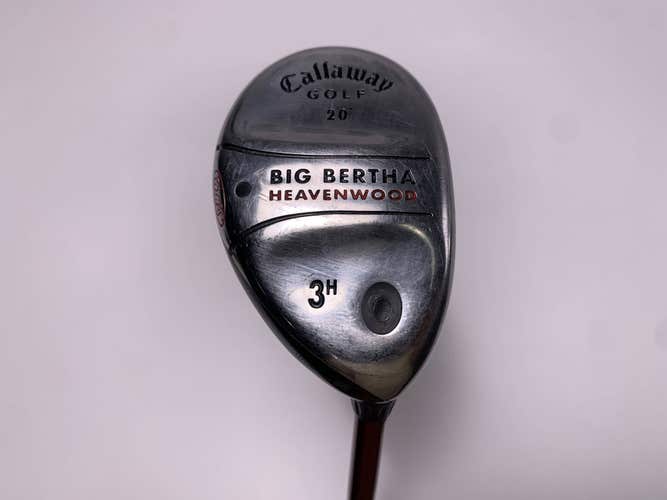 Callaway Big Bertha Heavenwood 3 Hybrid 20* RCH 75w Regular Graphite Mens RH