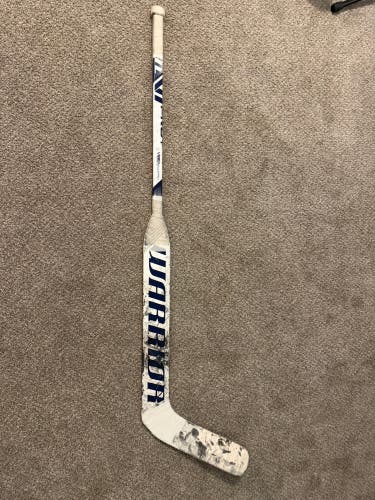 Intermediate Warrior Custom Pro Regular Goalie Stick 23" Paddle (Used)
