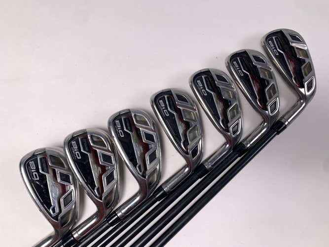 Cobra Bio Cell Red Iron Set 4-PW Bio Cell 60g Senior Graphite Mens RH