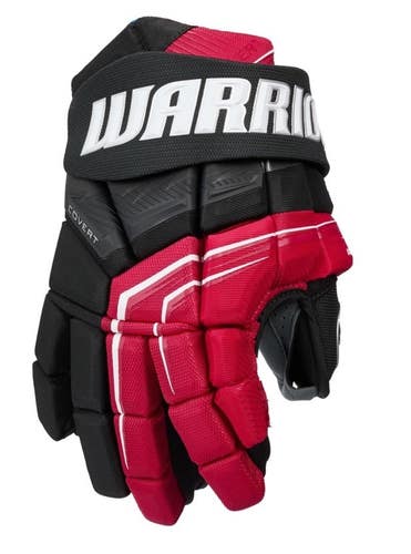 New Warrior Covert Qr7 Pro Gloves Senior Sr. Ice Hockey Gloves 14 Red Black