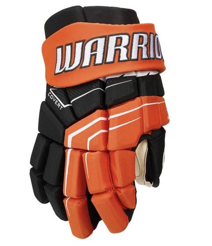 New Warrior Covert Qr7 Team Gloves Senior Sr. Ice Hockey Gloves 14 Orange Black