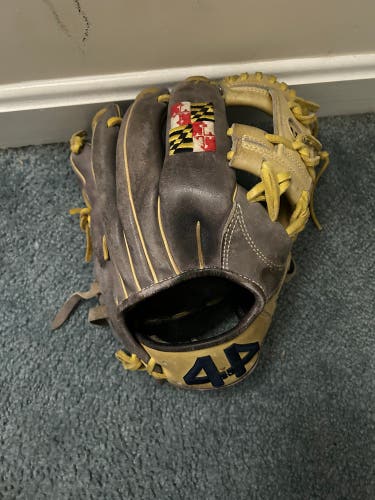 44 Pro Navy and Gold Infield Glove