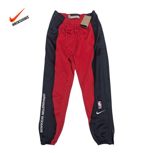 Nike NBA Engineered Washington Wizards Basketball Warm Up Button Down Pants FB5768-657