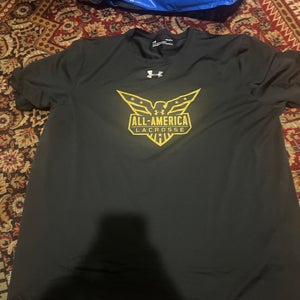 Under Armour All American Black Large Adult Unisex Under Armour Shirt (Used)