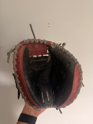 Rawlings R9 RH Catcher's Glove 32.5" (Used) Great Condition/Break In, Well Kept.