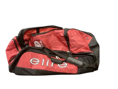Used Elite ROLLING BAG BB/SB Player Wheeled Bag Red 11846-S000104635