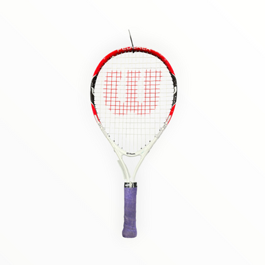 Used Wilson FEDERER Junior Tennis Racquet Red 21" 11375-S000374442