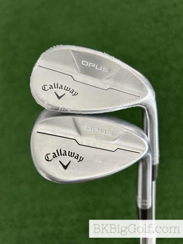 NEW / Mint Callaway Opus Chrome 2 Wedge Set (54 & 58 Degrees)