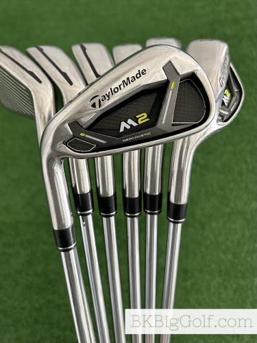 LH Taylormade M2 Iron Set 4-P / True Temper Reax 88 Stiff