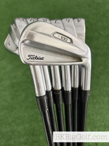 Titleist T100 21 Forged Iron Set 4-P / MMT 85 Stiff Graphite
