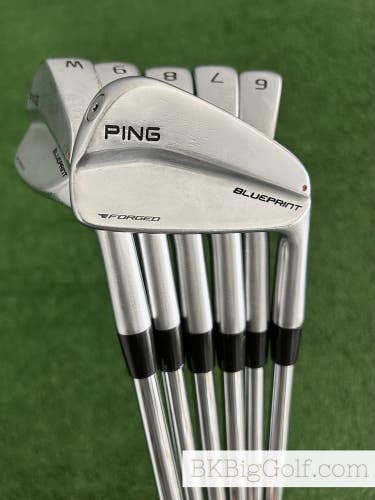 Ping Blueprint Forged Iron Set 5-W / True Temper AMT White Stiff