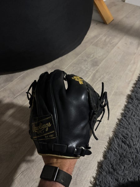 RAWLINGS PRO LABEL 7 BLACK HEART OF THE HIDE INFIELD/PITCHER'S GLOVE LIMITED EDITION