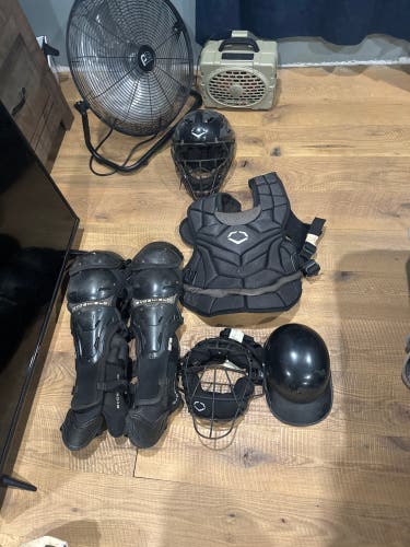 Black EvoShield Catcher's Set (Used)