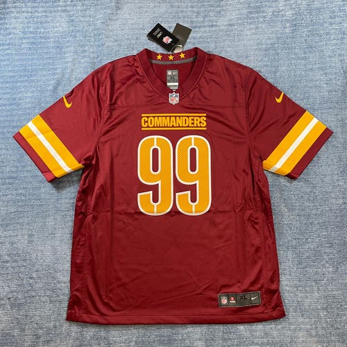 NIKE Washington Commanders Jersey Mens XL NFL Football Chase Young #99 NEW