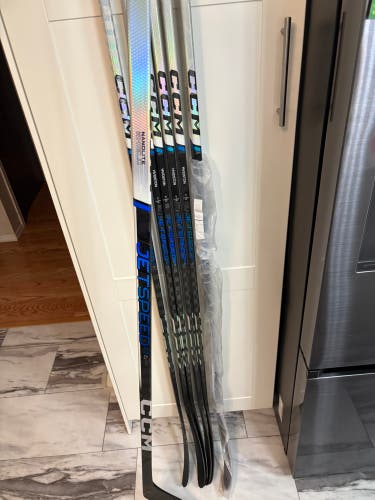 Senior CCM JetSpeed FT6 Pro Left Hand Hockey Stick P28M 75 Flex (New)