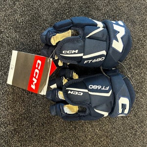 CCM JetSpeed FT680 Gloves 15" Blue (New)