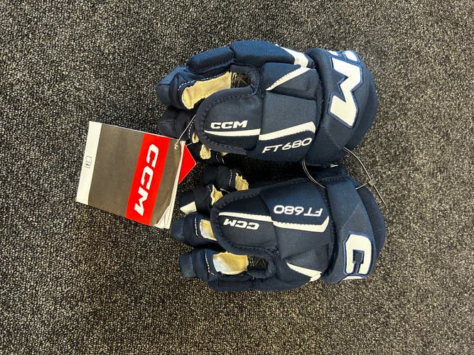 CCM JetSpeed FT680 Gloves 15" Blue (New)