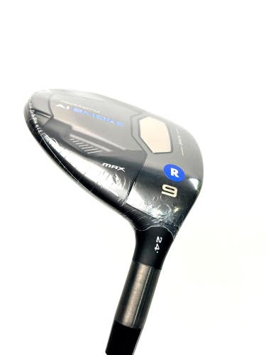 Callaway NEW Ai Smoke 9 Wood 24 Cypher Black 50g Regular Flex 41.5"