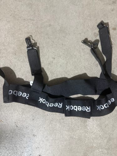 Black Senior Small/Medium Reebok garter belt (Used)