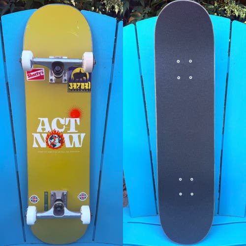 Globe Skateboards GI Act Now Complete Skateboard 8.0” - Thunder 147 High Trucks