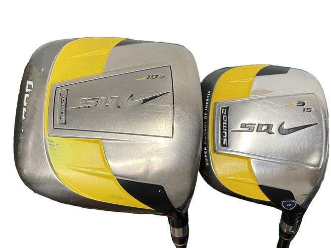 Nike Sumo2 SQ Wood Set 10.5* Driver And 15* 3 Wood RH Diamana Regular Graphite