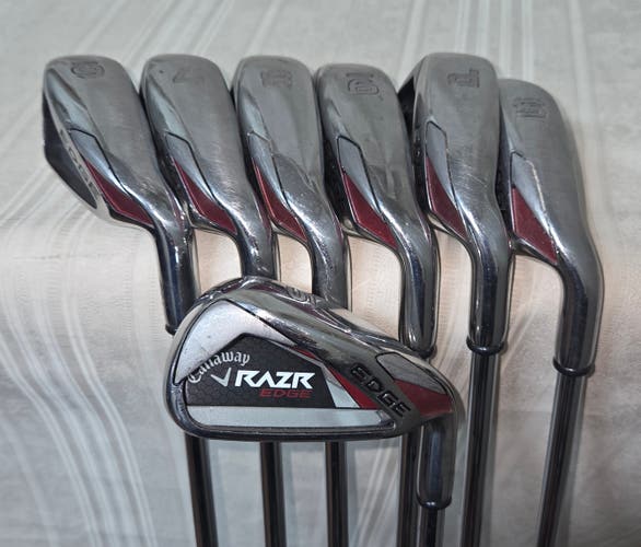 Callaway RAZR Edge 5-9 +P,S Uniflex Flex Steel Shaft Right Handed