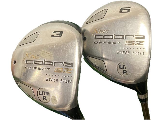King Cobra SZ Offset Wood Set 3w,5w HM 50g Senior Graphite RH Original Grips