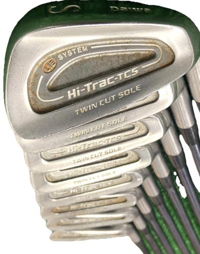 Daiwa Hi Trac TCS Iron Set 4-10,SW RH Petite Ladies Graphite 5i 36.5" New Grips
