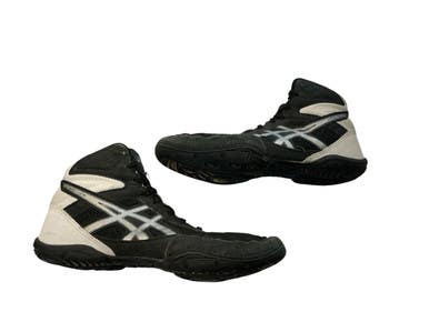 Used Asics Wrestling Shoes Black Junior 04.5 11873-S000235738