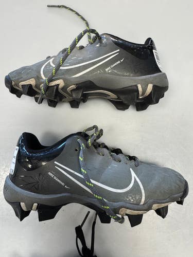 Used Nike DIAMOND BB/SB Cleats Black Junior 01 11860-S000309141