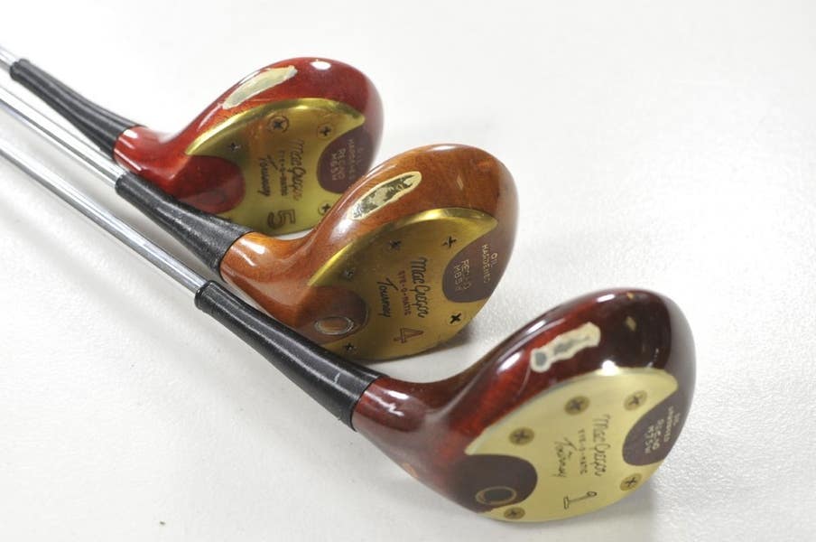 Macgregor Eye-o-Matic Tourney Driver and #4 and #5 Fairway Woods