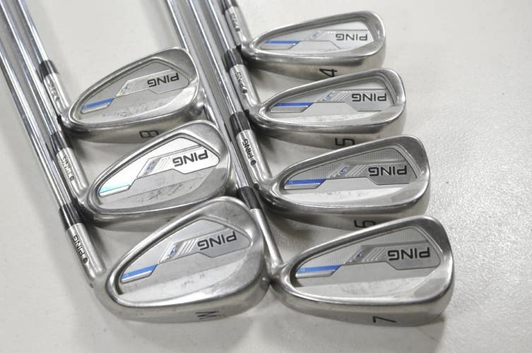 Ping i Series E1 4-W Iron Set Regular Flex Black Dot Right AWT 2.0 Steel #217121