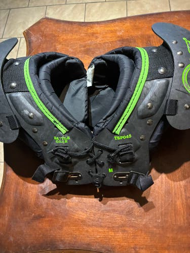 Used Tag Battle Gear Football Shoulder Pads