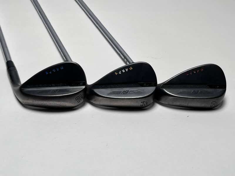 Titleist Vokey SM8 Jet Black Wedge Set 50* 12 | 54* 14 | 58* 12