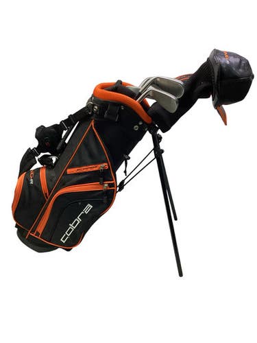 Used Cobra KING JR 7 PC SET Jr Package Set RH Black And Orange 7 Piece 11347-S000269254