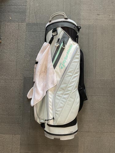 Used Taylormade 14 WAY WOMENS CART BAG Womens Cart Bag Grey 11614-S000236712