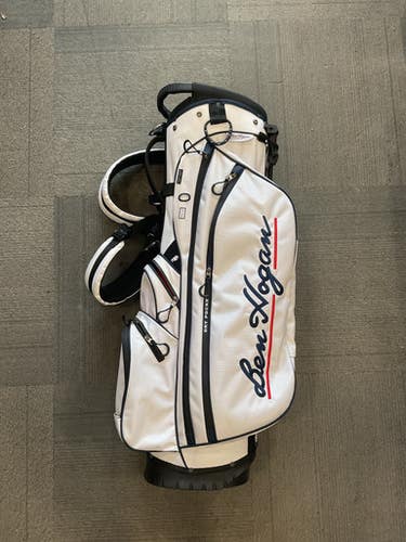 Used Ben Hogan 5 WAY STAND BAG Mens Stand Bag White 11614-S000236711